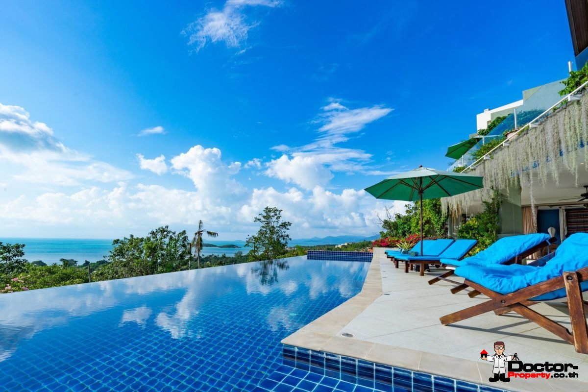 6 Bedroom Villa with stunning Sea View - Plai Laem - Koh Samui