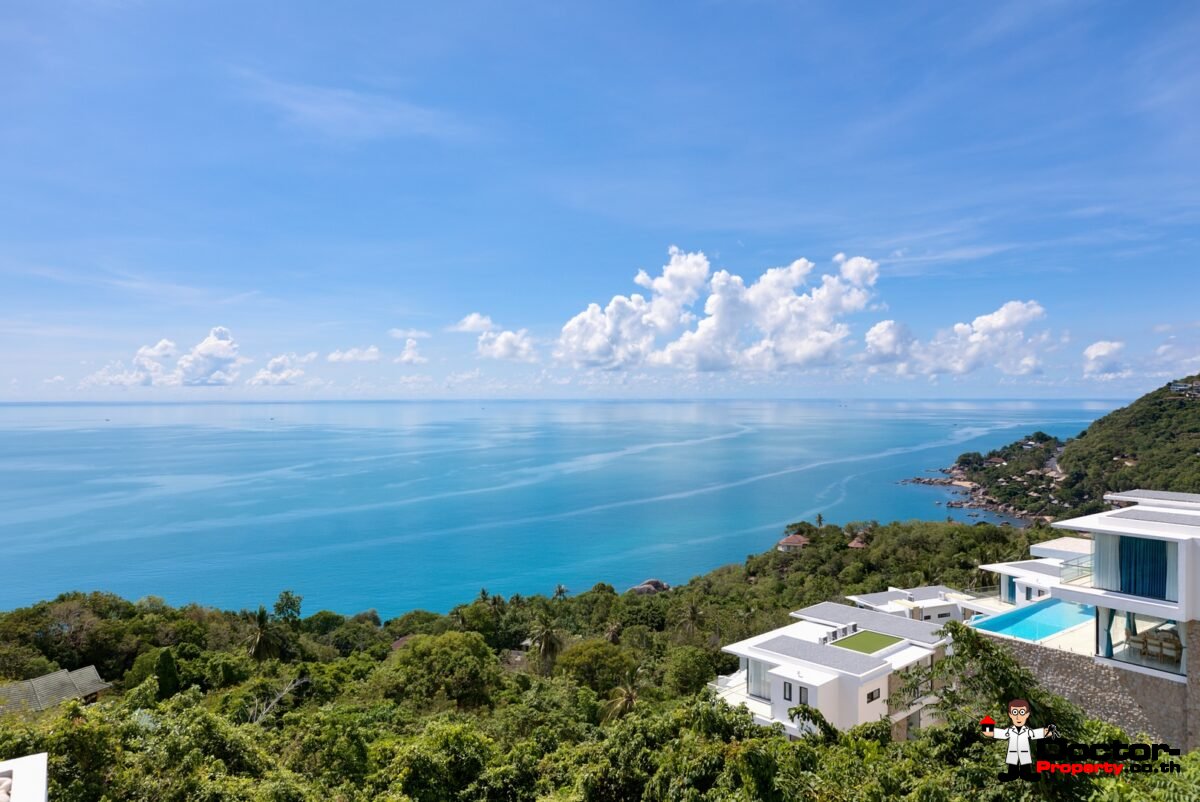 New 4 Bedroom Sea View Villa – Chaweng Noi – Koh Samui – For Sale