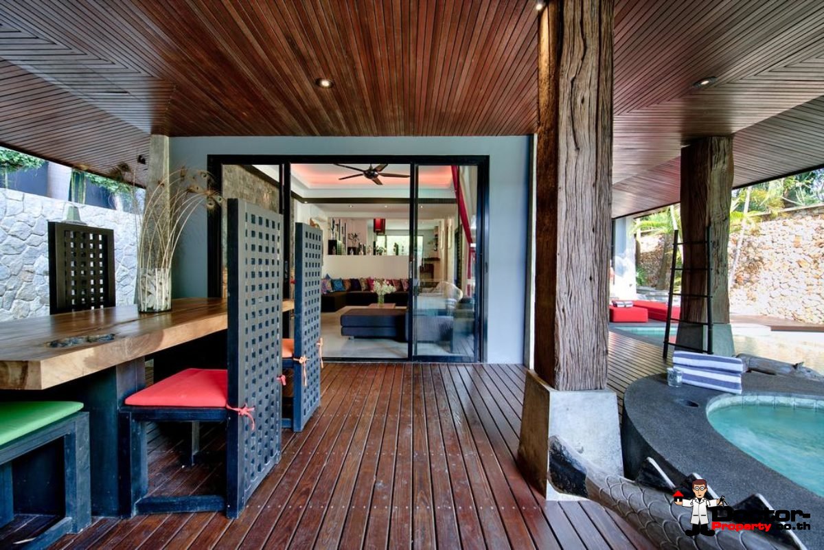 3 Bedroom Pool Villa - Bophut - Koh Samui - for sale