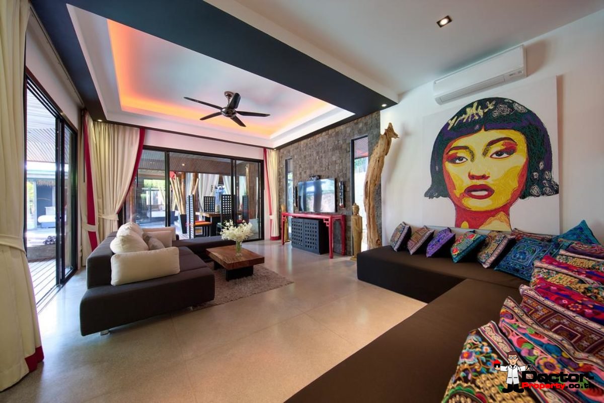 3 Bedroom Pool Villa - Bophut - Koh Samui - for sale