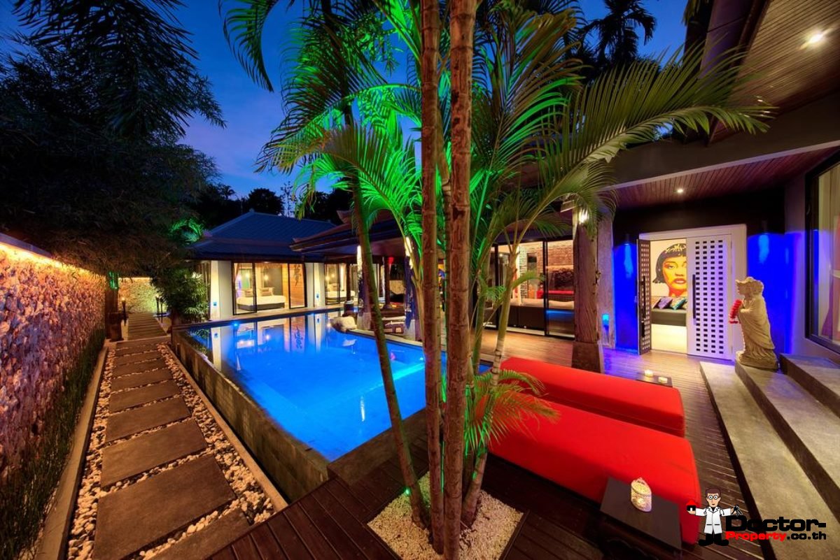 3 Bedroom Pool Villa - Bophut - Koh Samui - for sale