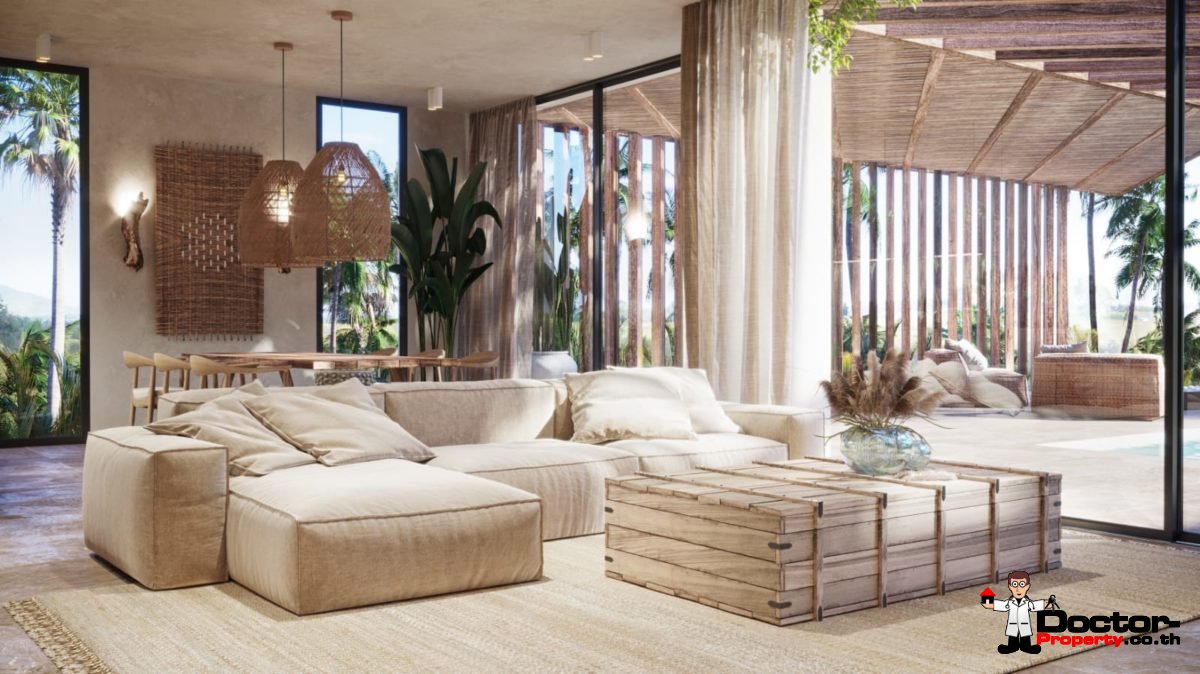 New 3 Bedroom Villa with Sea View – Chaweng, Koh Samui – For Sale