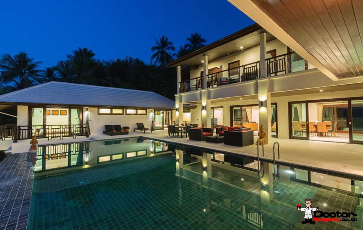 Stunning 6 Bedroom Sea View Villa - Maenam - Koh Samui - for sale