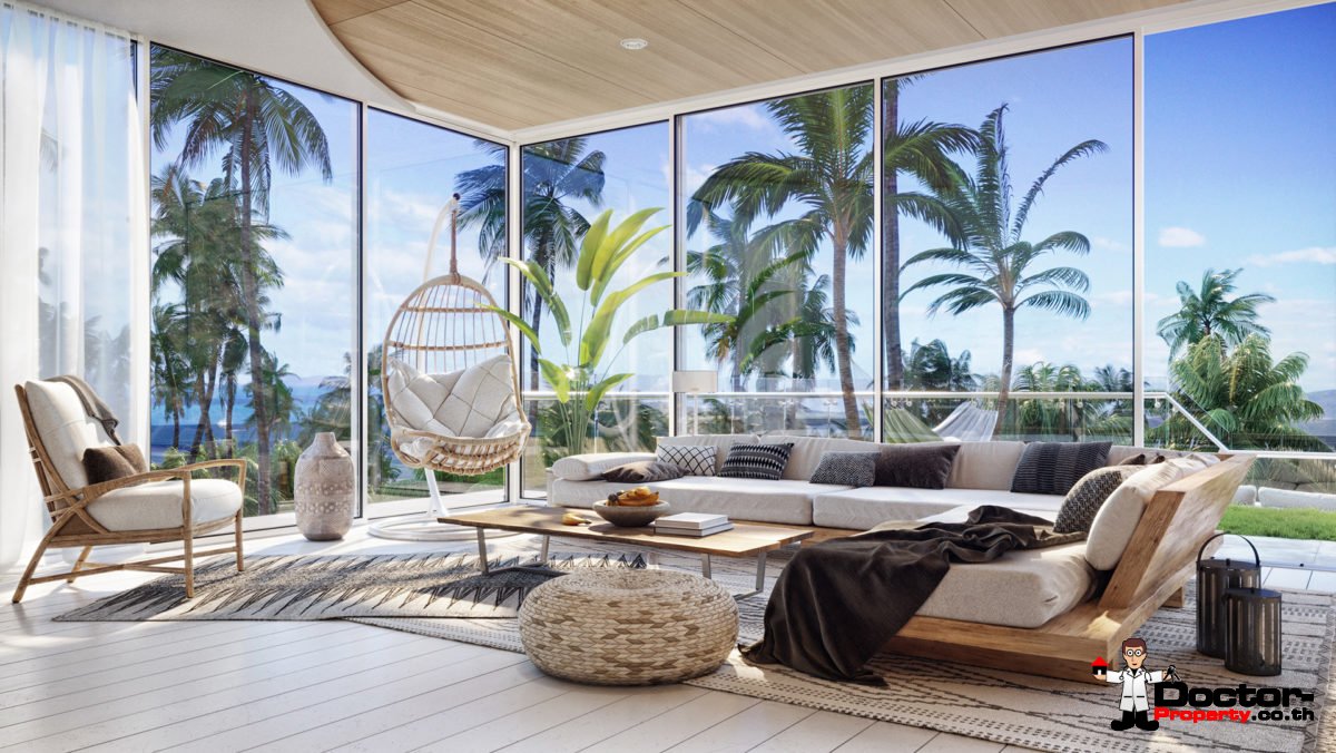 New 3 Bedroom Sea View Villa - Chaweng Noi - Koh Samui - for sale