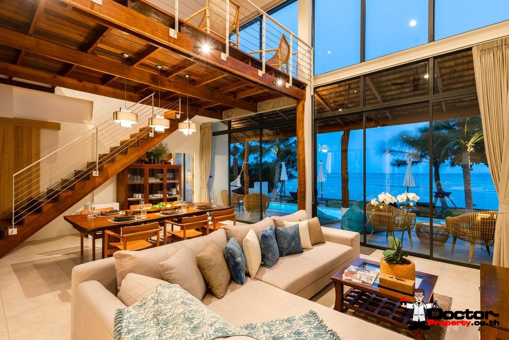 5 Bedroom Beachfront Villa - Bang Makham - Koh Samui - for sale