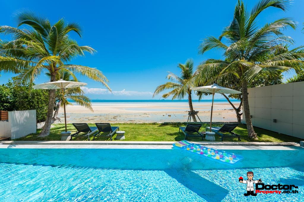 5 Bedroom Beachfront Villa - Bang Makham - Koh Samui - for sale