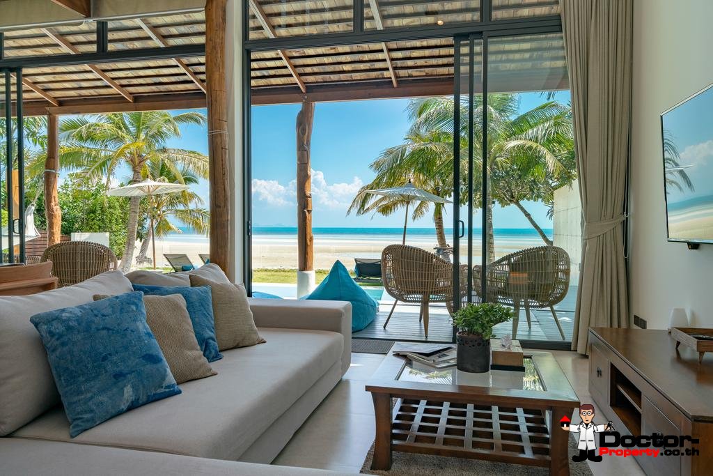 5 Bedroom Beachfront Villa - Bang Makham - Koh Samui - for sale