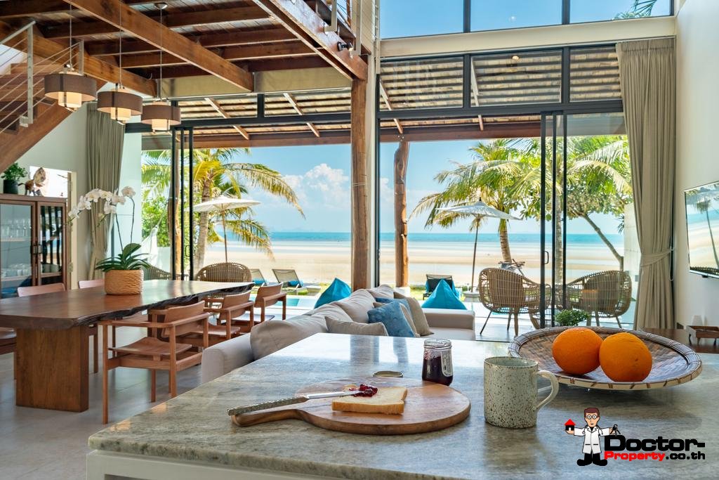 5 Bedroom Beachfront Villa - Bang Makham - Koh Samui - for sale