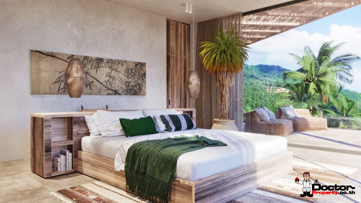 New 3 Bedroom Villa with Sea View – Chaweng, Koh Samui – For Sale