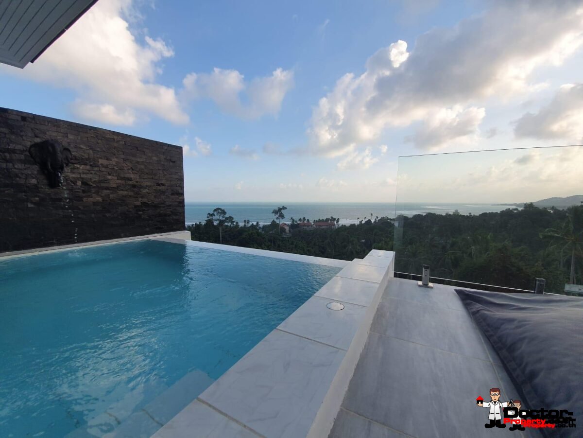 2 Bedroom Apartment with Amazing Panoramic Sea View - Lamai, Koh Samui - For Sale