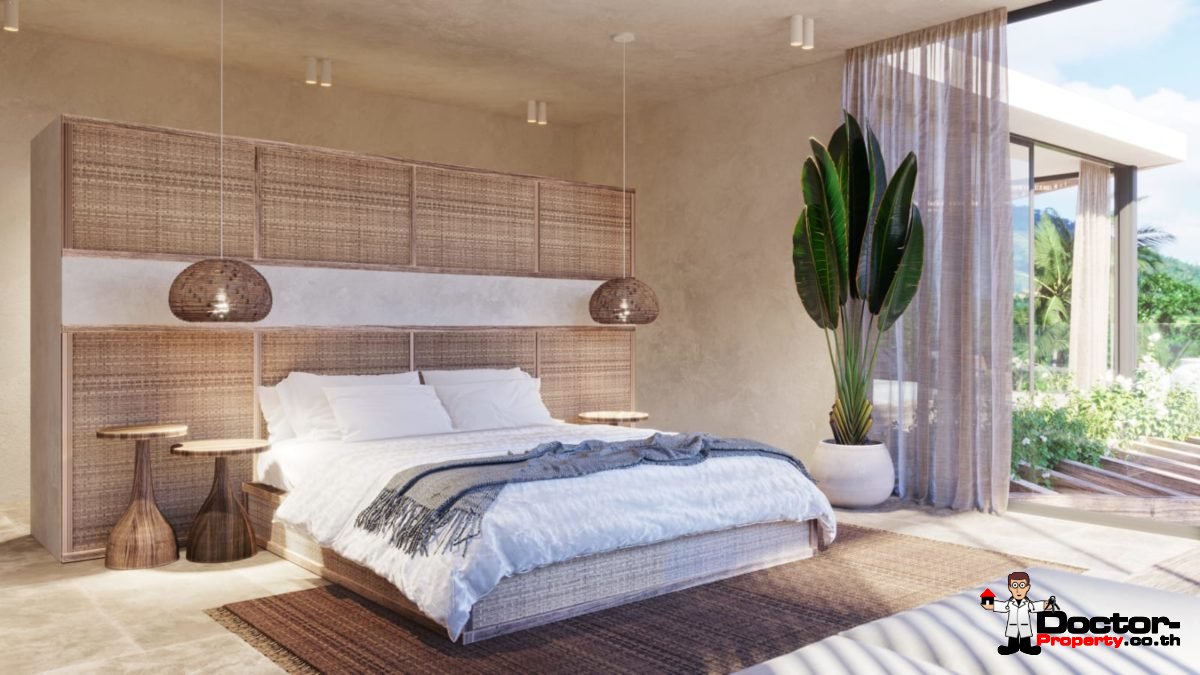 New 3 Bedroom Villa with Sea View – Chaweng, Koh Samui – For Sale