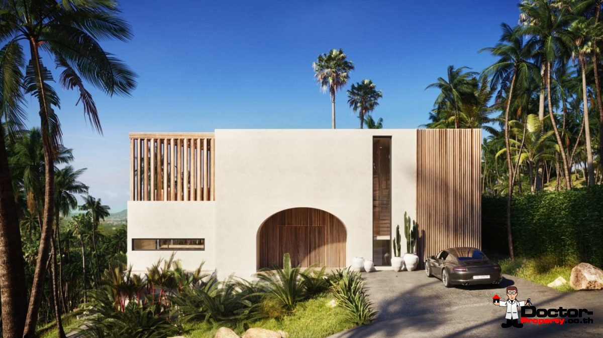 New 3 Bedroom Villa with Sea View – Chaweng, Koh Samui – For Sale