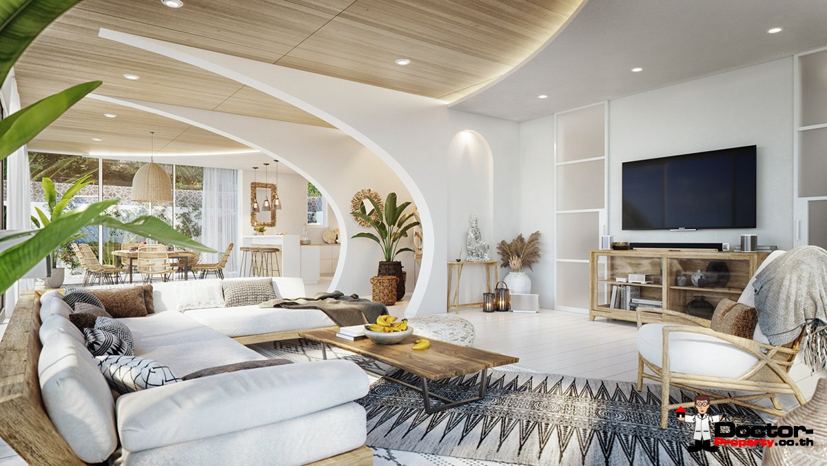 New 3 Bedroom Sea View Villa - Chaweng Noi - Koh Samui - for sale