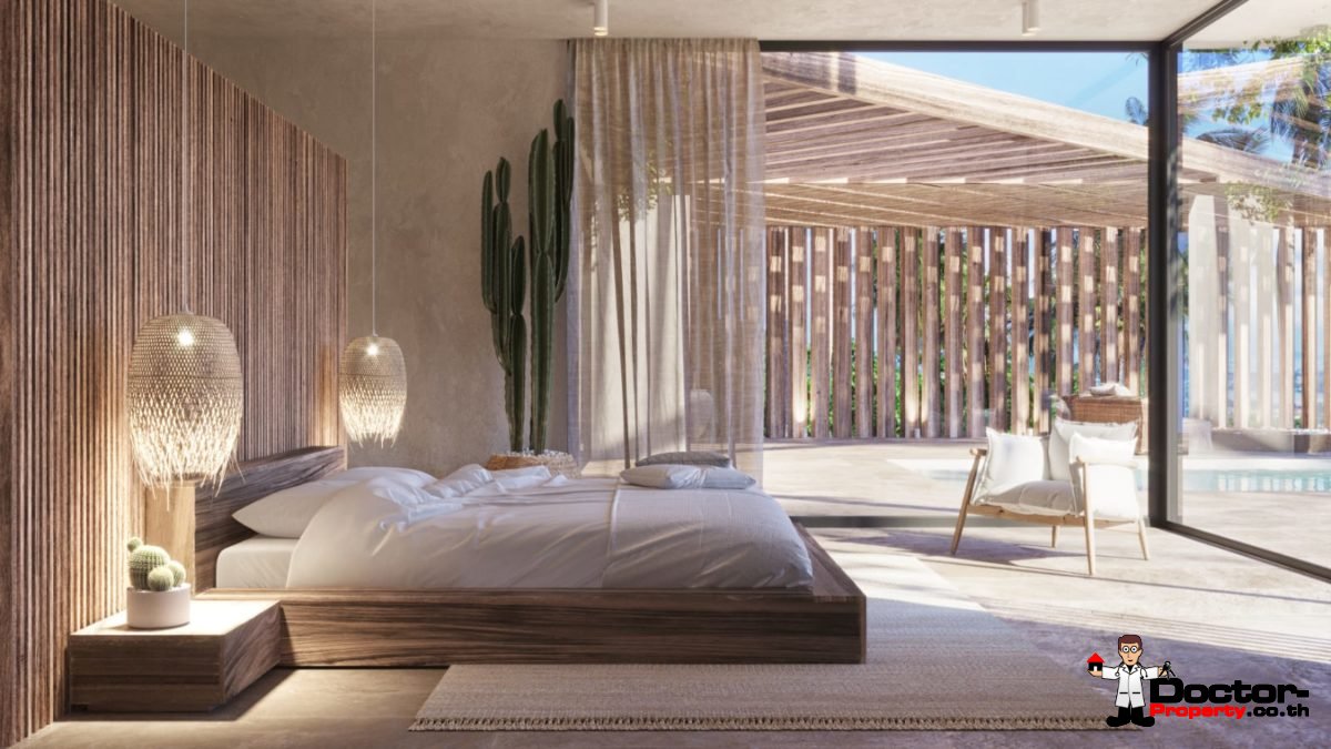 New 3 Bedroom Villa with Sea View – Chaweng, Koh Samui – For Sale