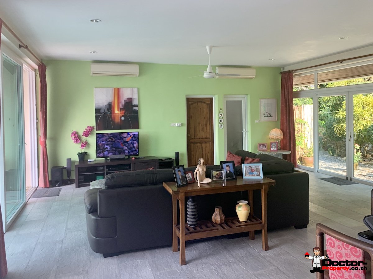 3 Bedroom House on 1 rai, Sea View - Taling Ngam, Koh Samui - For Sale