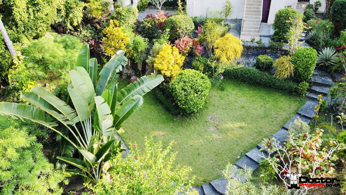 3 Bedroom House on 1 rai, Sea View - Taling Ngam, Koh Samui - For Sale