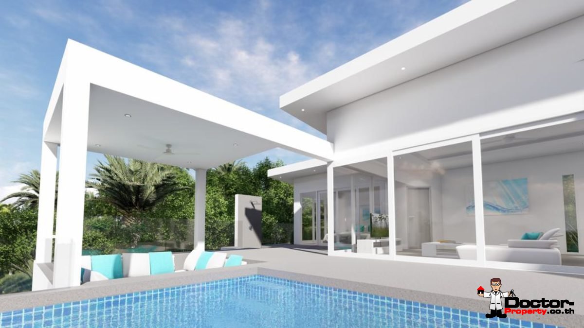 New 3 Bedroom Pool Villas, Sea View - Bo Phut, Koh Samui - For Sale