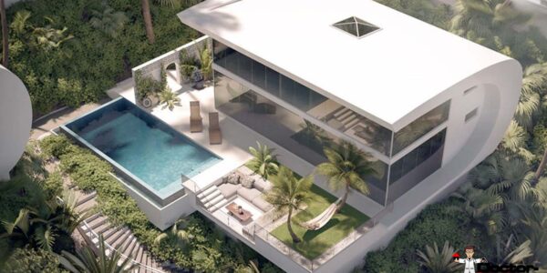 New 3 Bedroom Sea View Villa - Chaweng Noi - Koh Samui - for sale