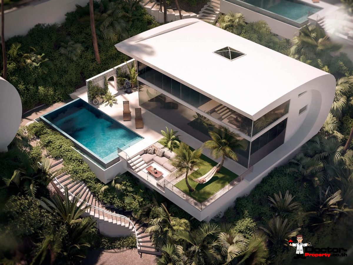 New 3 Bedroom Sea View Villa - Chaweng Noi - Koh Samui - for sale