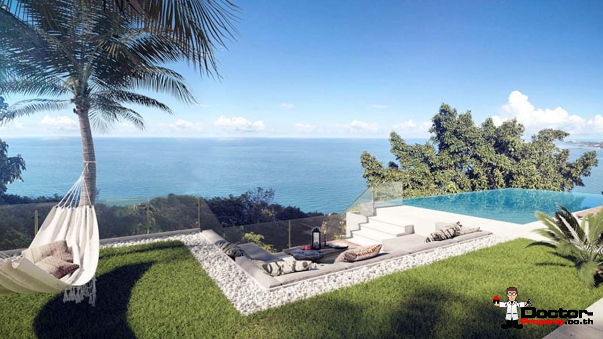 New 3 Bedroom Sea View Villa - Chaweng Noi - Koh Samui - for sale
