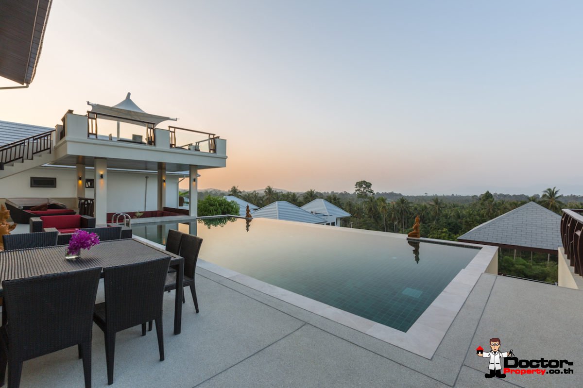 Stunning 6 Bedroom Sea View Villa - Maenam - Koh Samui - for sale