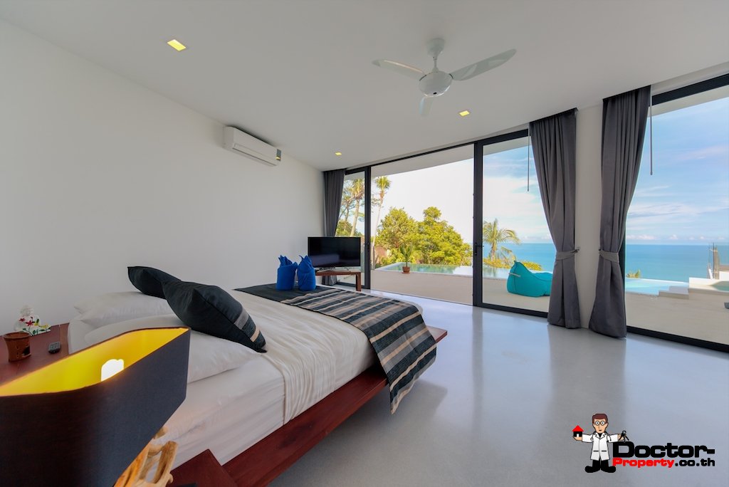 Stunning 5 Bedroom Villa with Sea View - Chaweng Noi, Koh Samui - For Sale