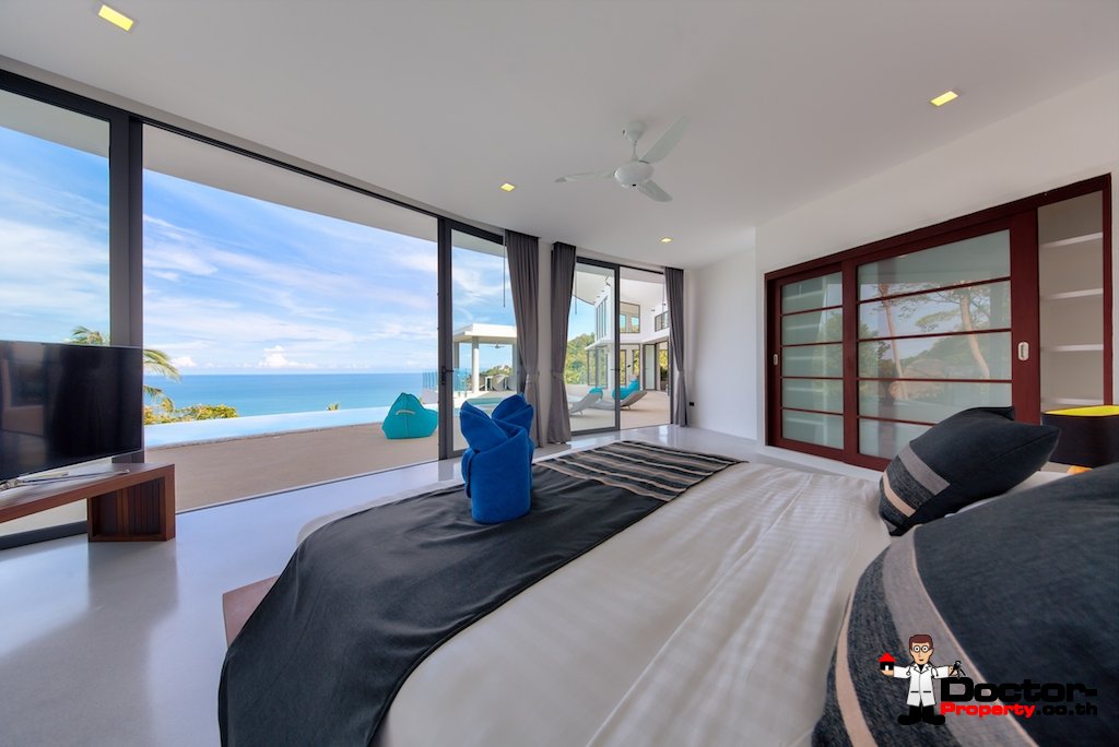 Stunning 5 Bedroom Villa with Sea View - Chaweng Noi, Koh Samui - For Sale