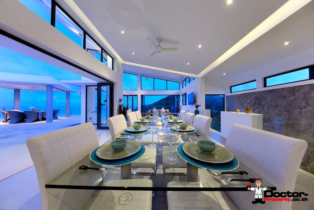 Stunning 5 Bedroom Villa with Sea View - Chaweng Noi, Koh Samui - For Sale
