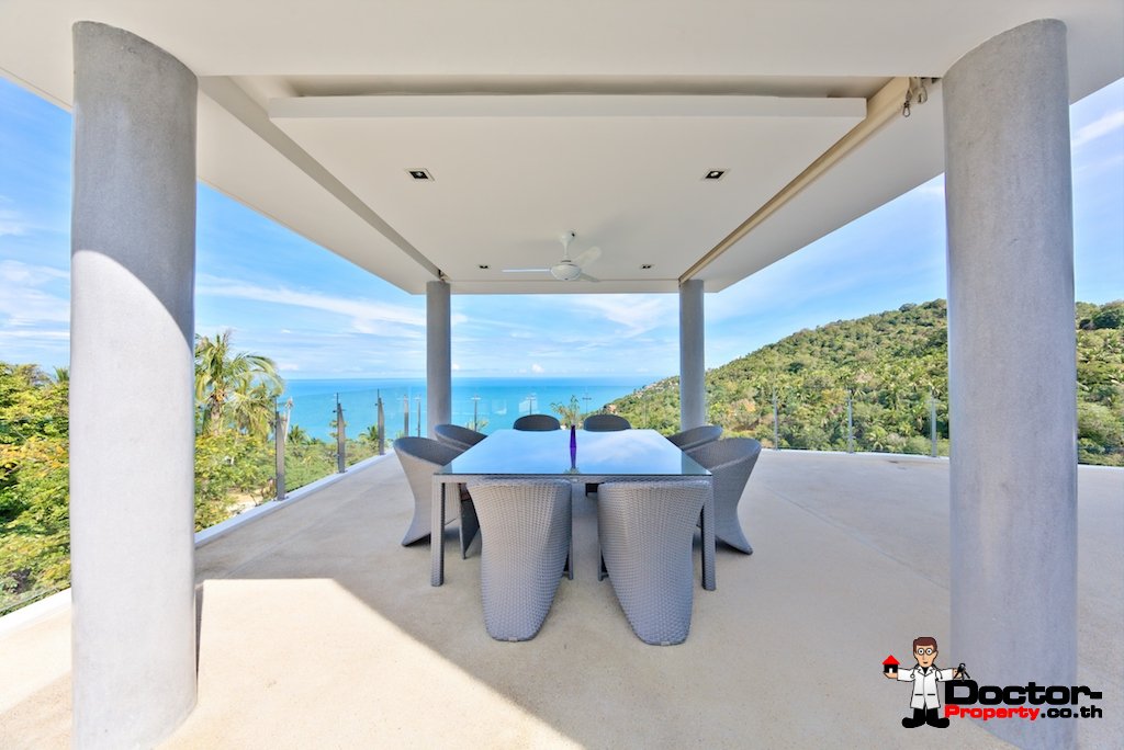 Stunning 5 Bedroom Villa with Sea View - Chaweng Noi, Koh Samui - For Sale