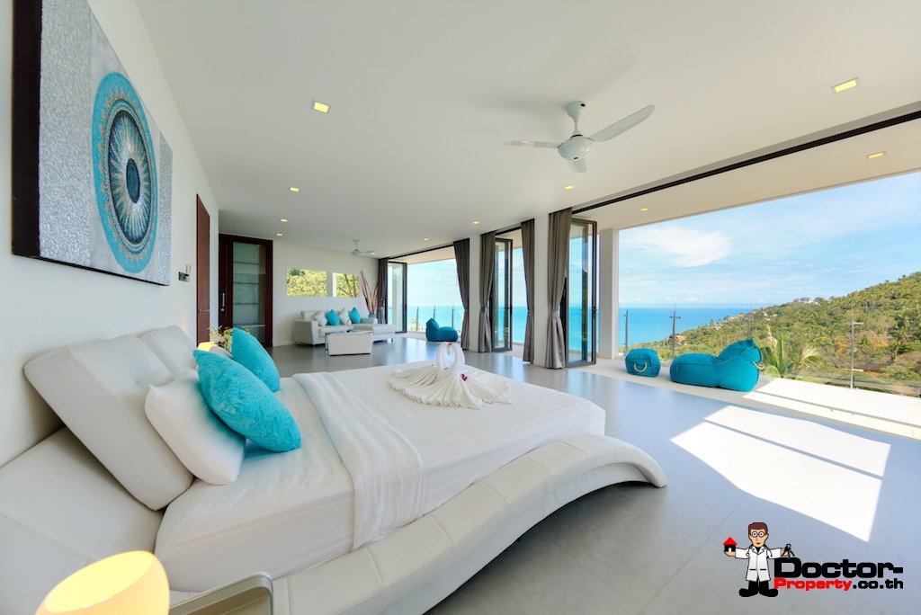 Stunning 5 Bedroom Villa with Sea View - Chaweng Noi, Koh Samui - For Sale