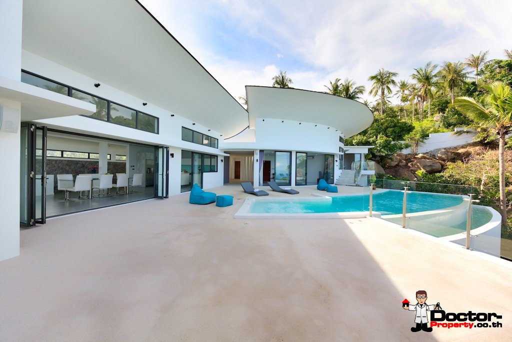 Stunning 5 Bedroom Villa with Sea View - Chaweng Noi, Koh Samui - For Sale