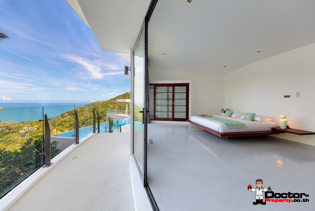 Stunning 5 Bedroom Villa with Sea View - Chaweng Noi, Koh Samui - For Sale