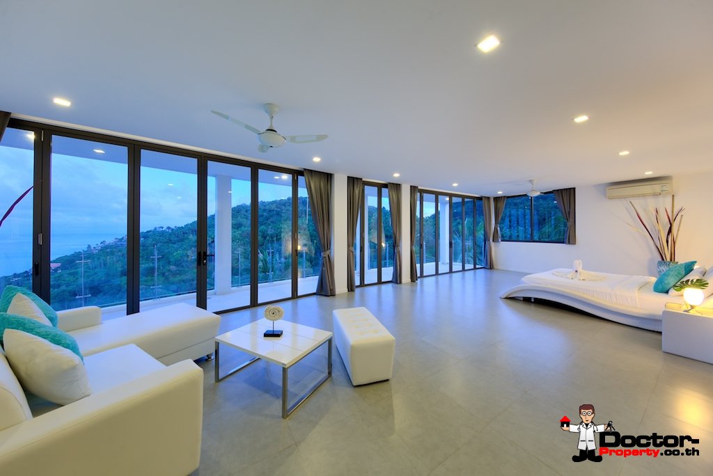 Stunning 5 Bedroom Villa with Sea View - Chaweng Noi, Koh Samui - For Sale