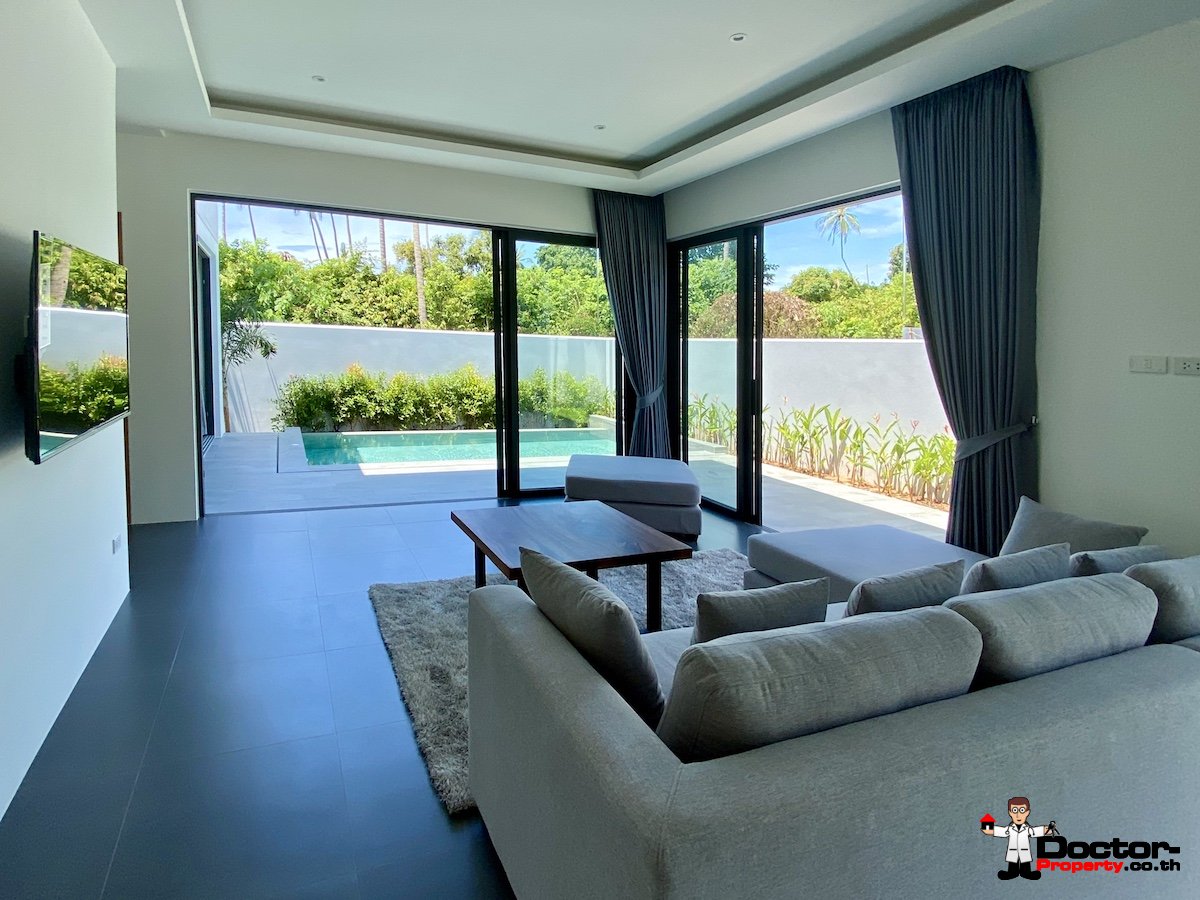 New Furnished 2 Bedroom Pool Villa - Bo Phut, Koh Samui - For Sale
