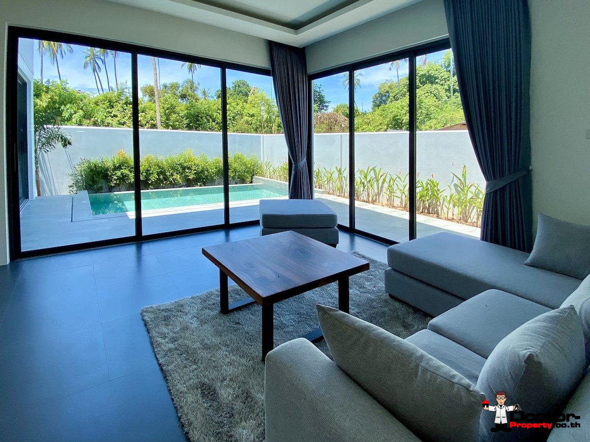 New Furnished 2 Bedroom Pool Villa - Bo Phut, Koh Samui - For Sale