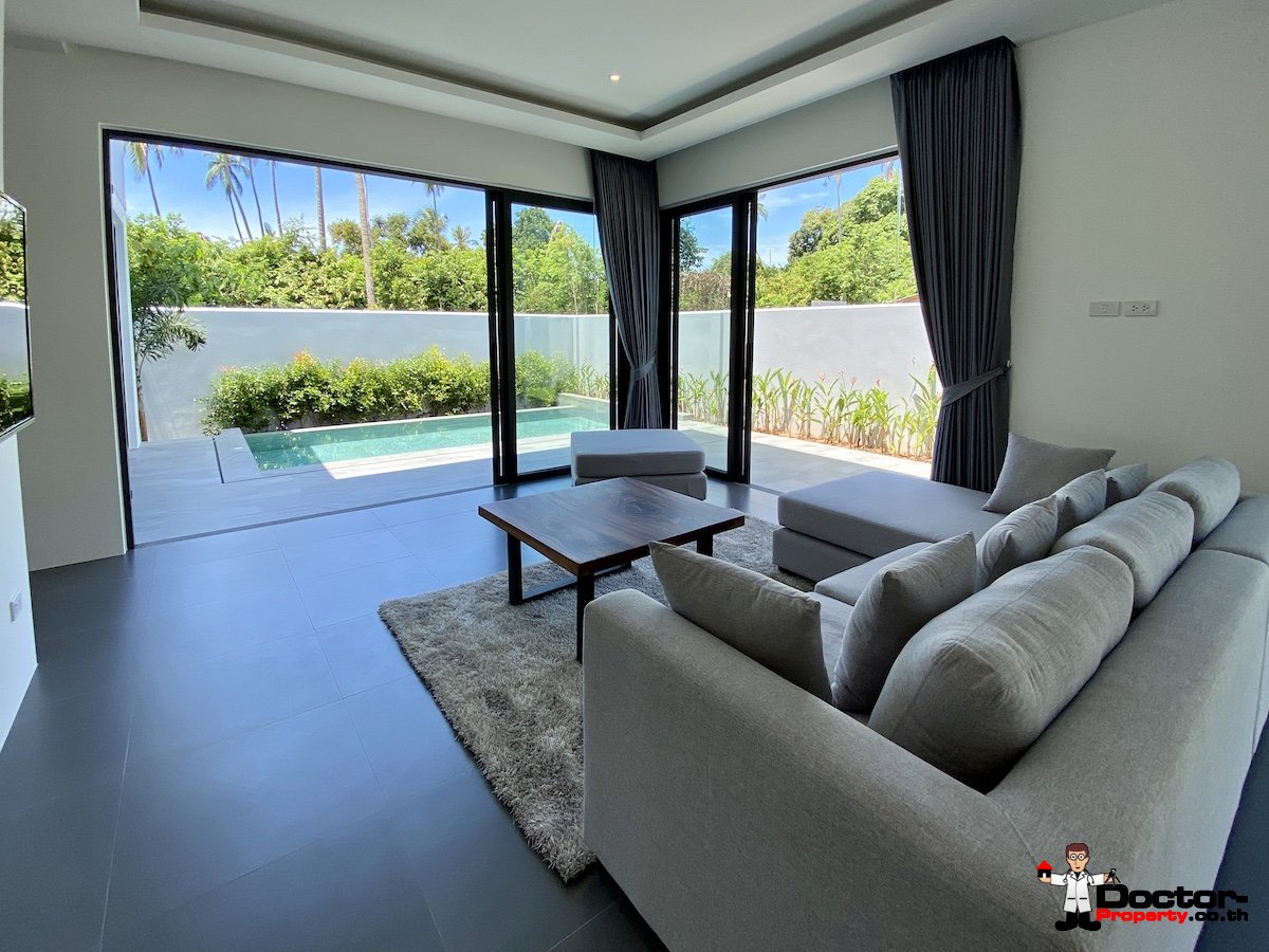 New Furnished 2 Bedroom Pool Villa - Bo Phut, Koh Samui - For Sale
