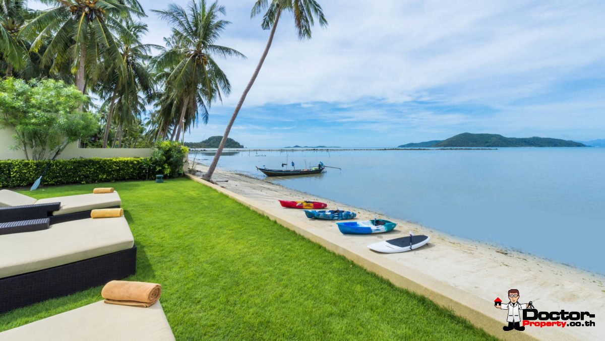 Amazing 5 Bedroom Beachfront Villa - Taling Ngam - Koh Samui - for sale