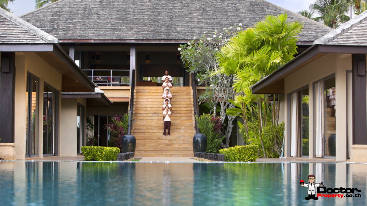 Amazing 5 Bedroom Beachfront Villa - Taling Ngam - Koh Samui - for sale