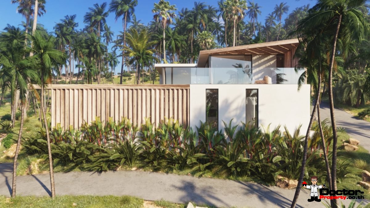 New 3 Bedroom Villa with Sea View – Chaweng, Koh Samui – For Sale