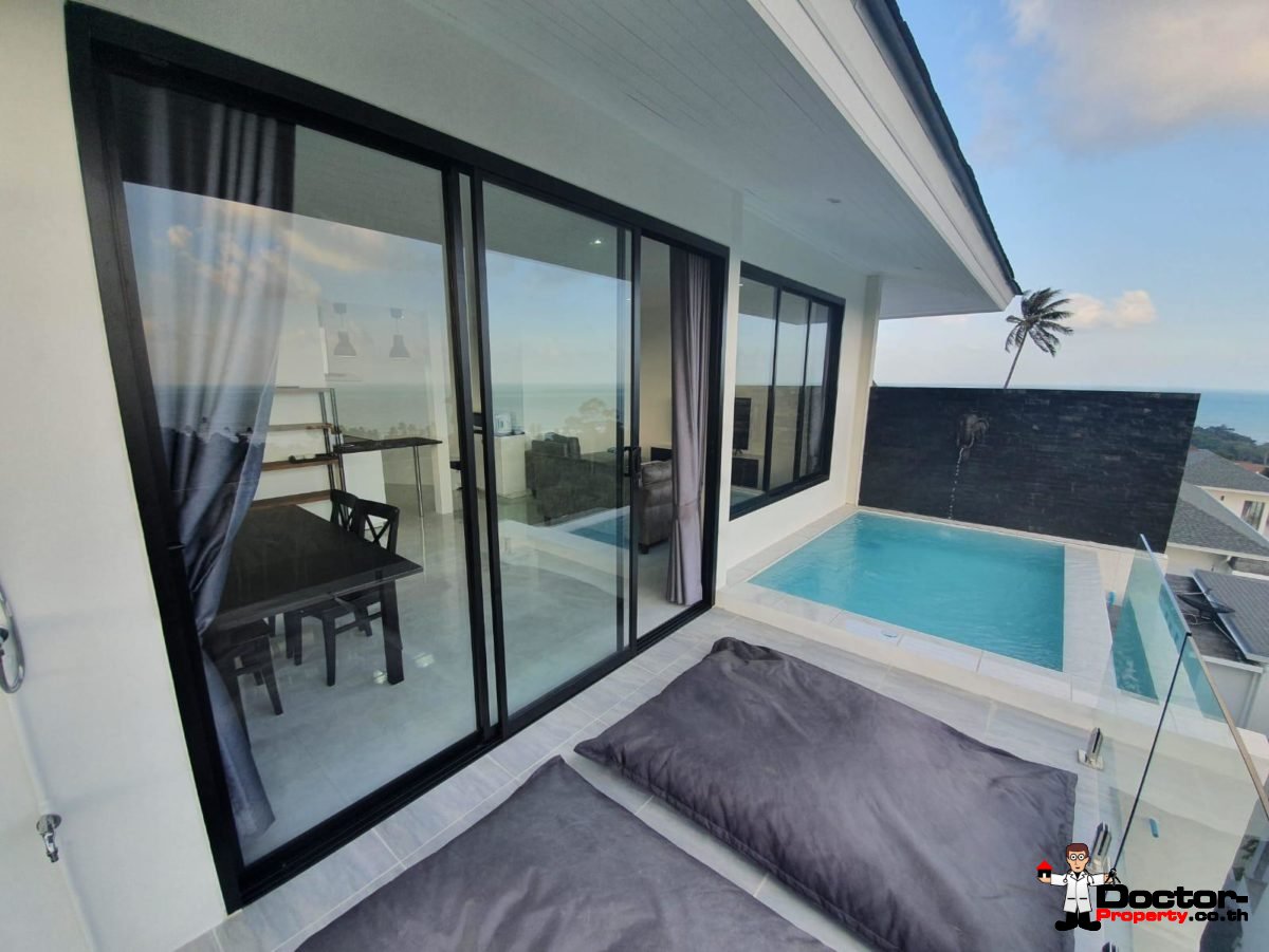 2 Bedroom Apartment with Amazing Panoramic Sea View - Lamai, Koh Samui - For Sale