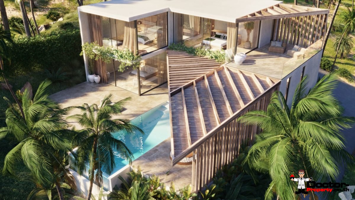 New 3 Bedroom Villa with Sea View – Chaweng, Koh Samui – For Sale