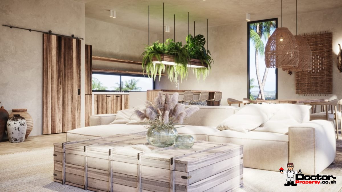 New 3 Bedroom Villa with Sea View – Chaweng, Koh Samui – For Sale