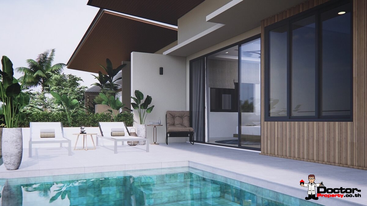 3 Bedroom Sea View Villa - Bophut - Koh Samui - for sale