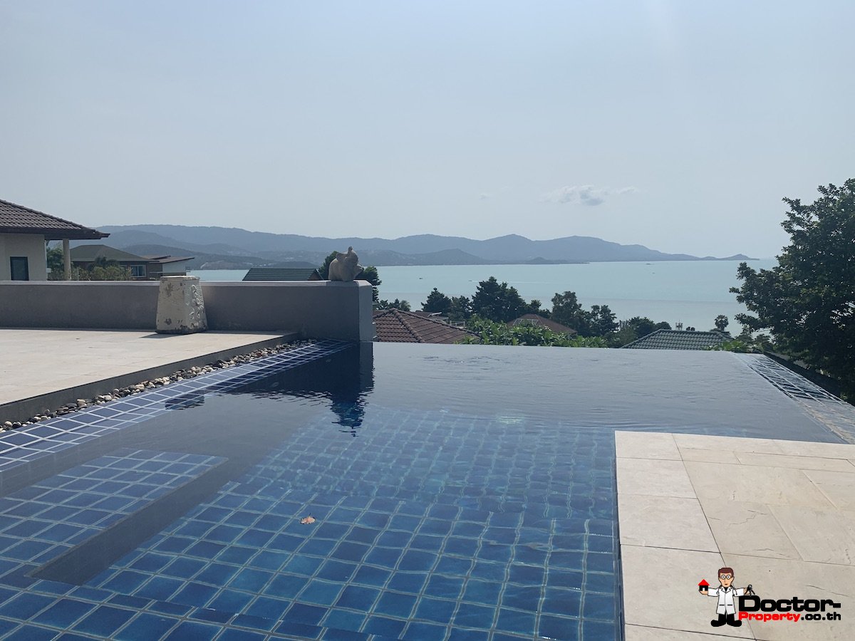 3 Bedroom Villa with Stunning Sea View - Plai Laem, Koh Samui - For Sale