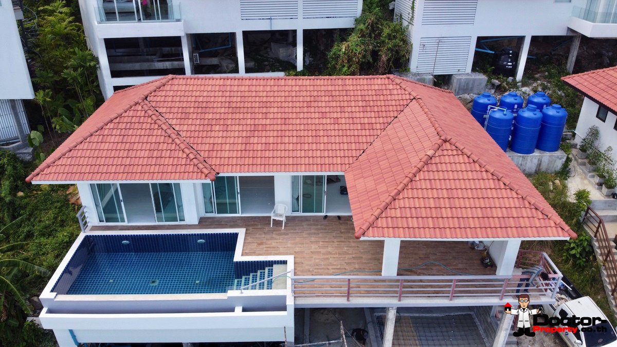 New 2 Bedroom Pool Villa with Sea Views - Chaweng, Koh Samui - For Sale
