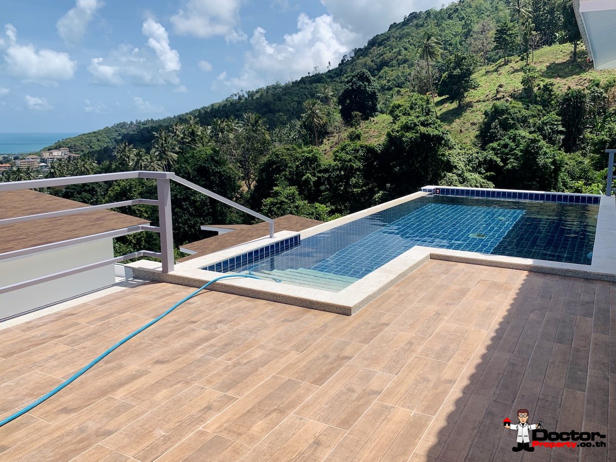 New 2 Bedroom Pool Villa with Sea Views - Chaweng, Koh Samui - For Sale