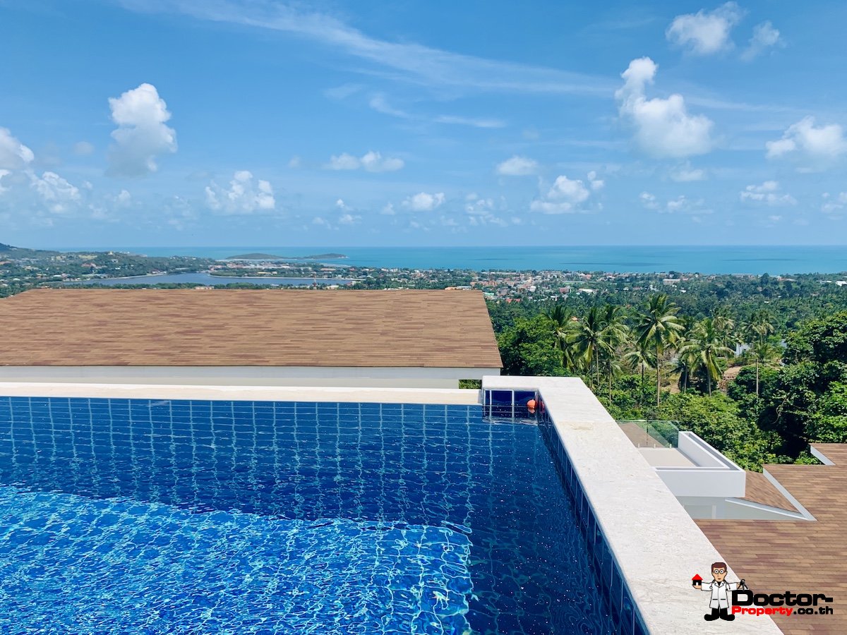 New 2 Bedroom Pool Villa with Sea Views - Chaweng, Koh Samui - For Sale