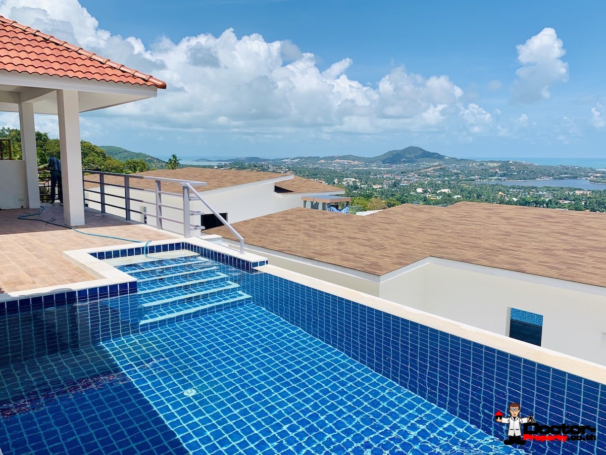 New 2 Bedroom Pool Villa with Sea Views - Chaweng, Koh Samui - For Sale
