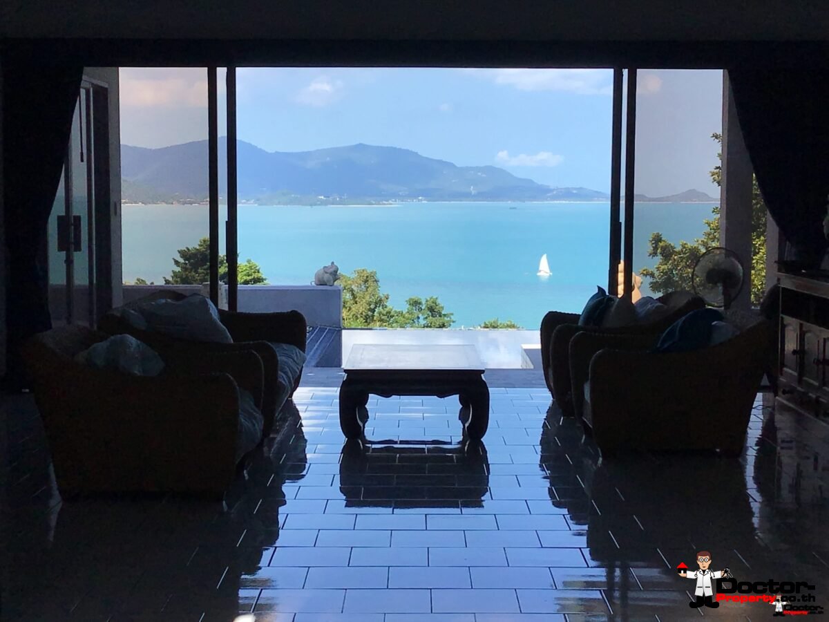 3 Bedroom Villa with Stunning Sea View - Plai Laem, Koh Samui - For Sale