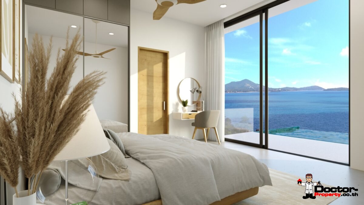 New 2 Bedroom Sea View Villa – Chaweng Noi, Koh Samui – For Sale